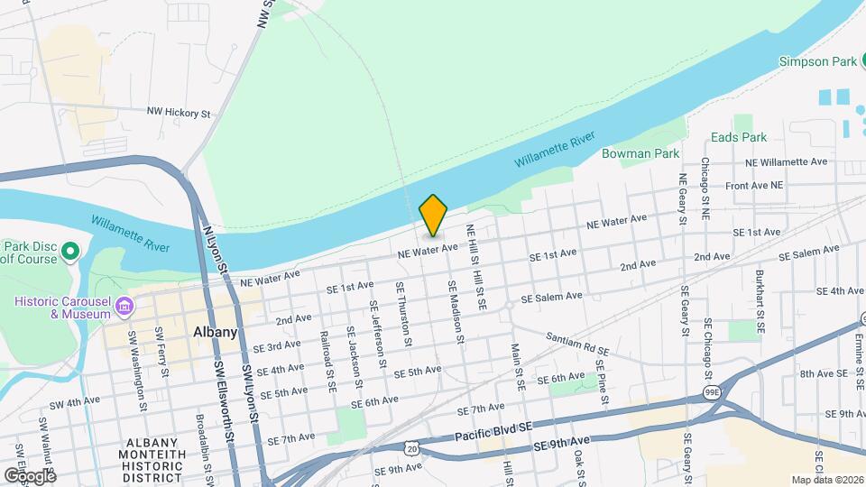 839 NE Water Ave Map and Location Details