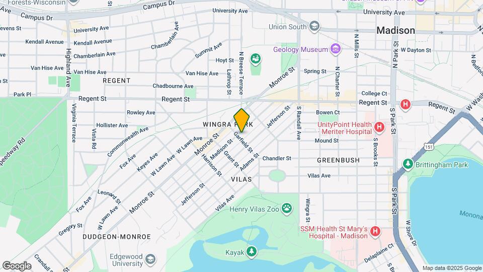 1635 Madison St Map and Location Details