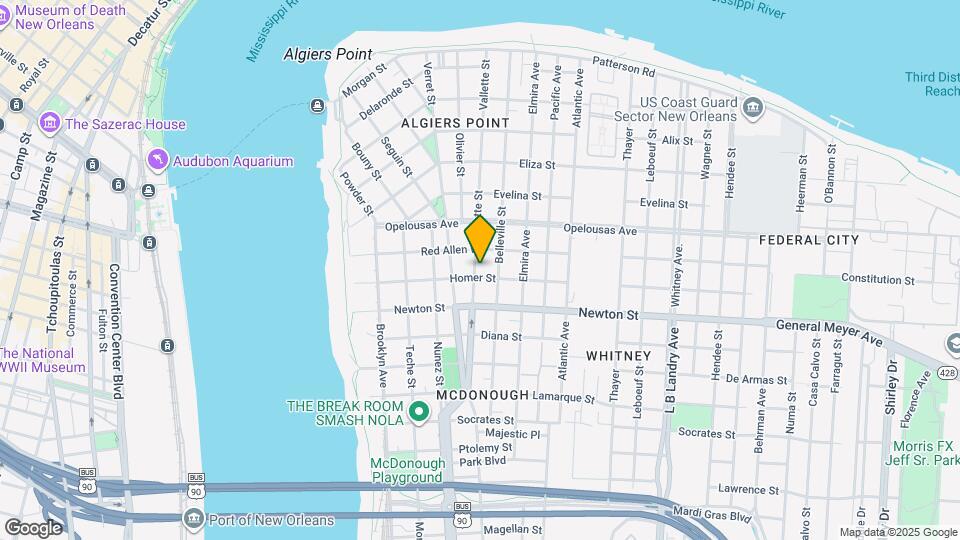 834 Vallette St Map and Location Details