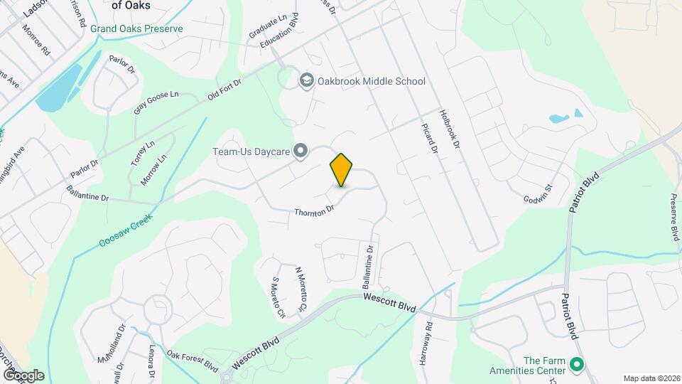 5018 Thornton Dr Mapa y Detalles de la Ubicación