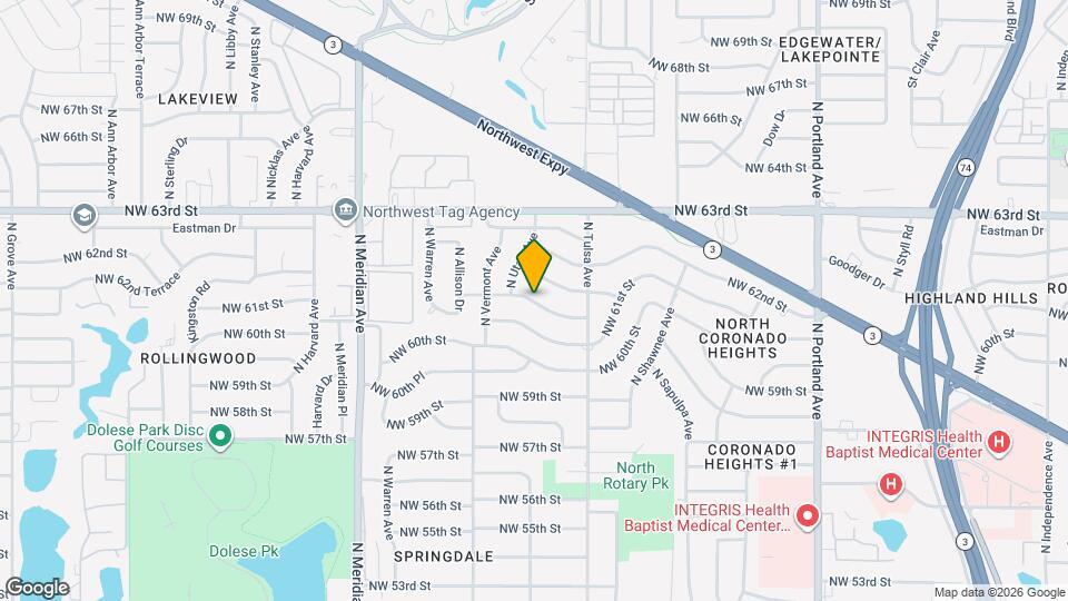 4136 NW 61st Ter Map and Location Details
