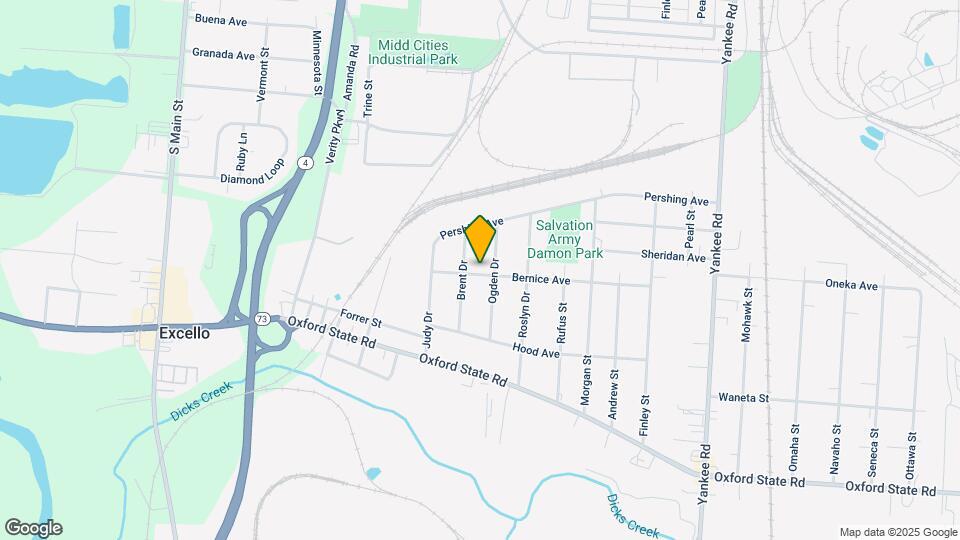 1317 Bernice Ave Map and Location Details