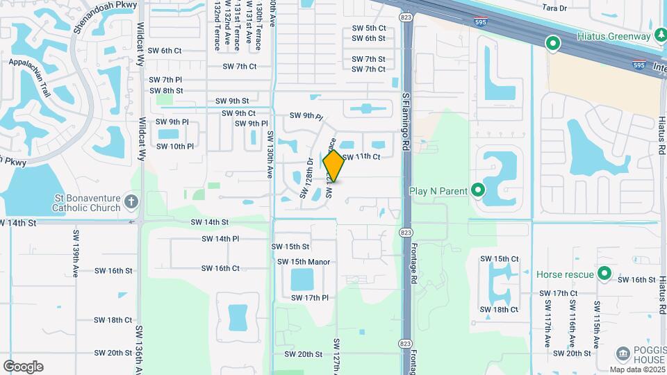 1220 SW 127th Terrace Map and Location Details