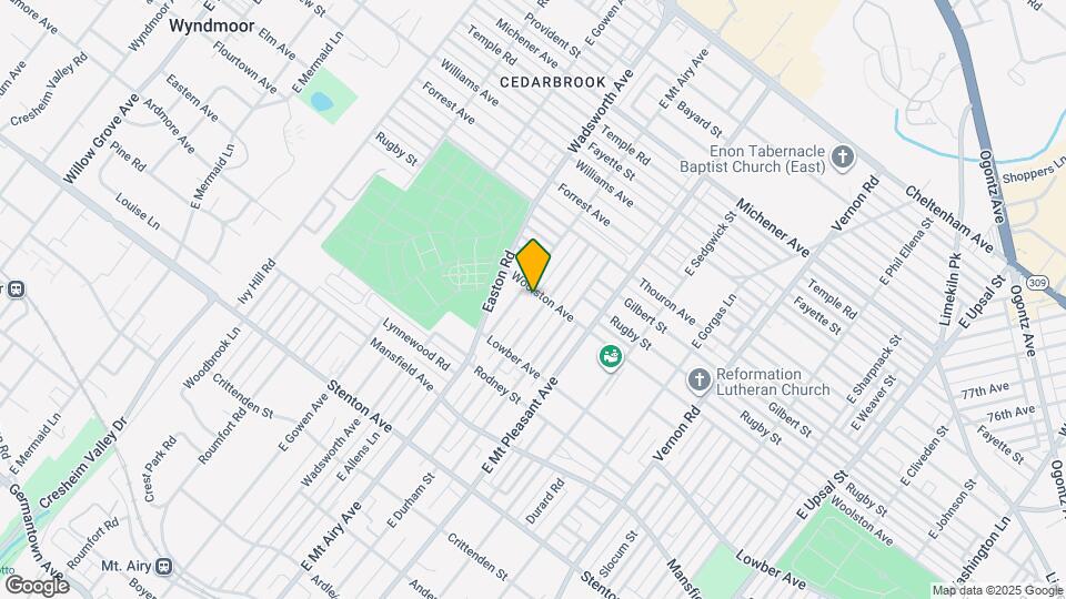 8244 Woolston Ave Map and Location Details