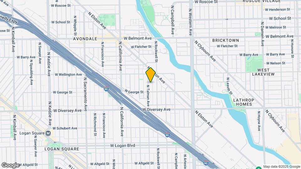 2925 N Talman Ave-Unit -B Map and Location Details