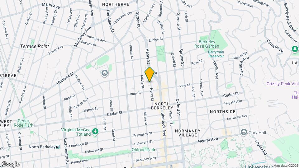 1426 Henry St Map and Location Details