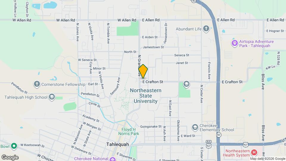 101 E Crafton St Map and Location Details