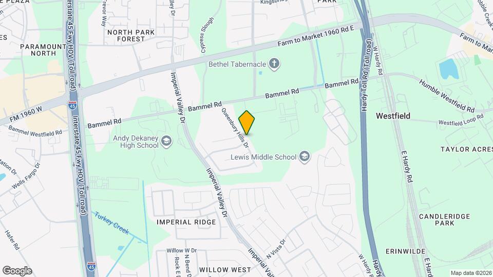 22270 Queenbury Hills Dr Mapa y Detalles de la Ubicación