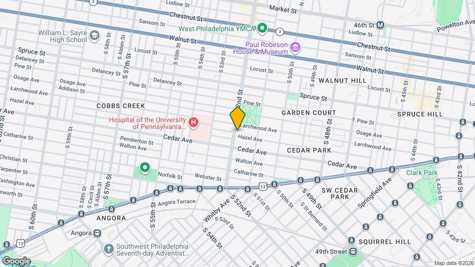 5147 Hazel Ave Map and Location Details