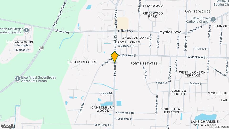 481 N Fairfield Dr Map and Location Details