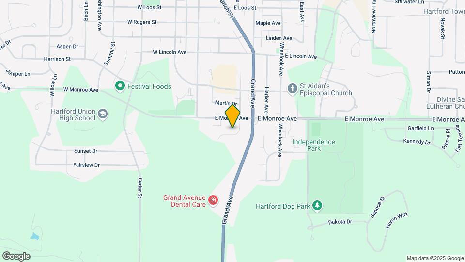 827-841 Evergreen Dr Map and Location Details
