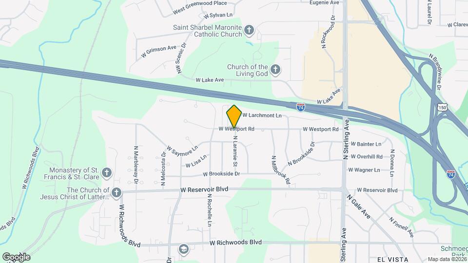 4015 N Laramie St Map and Location Details