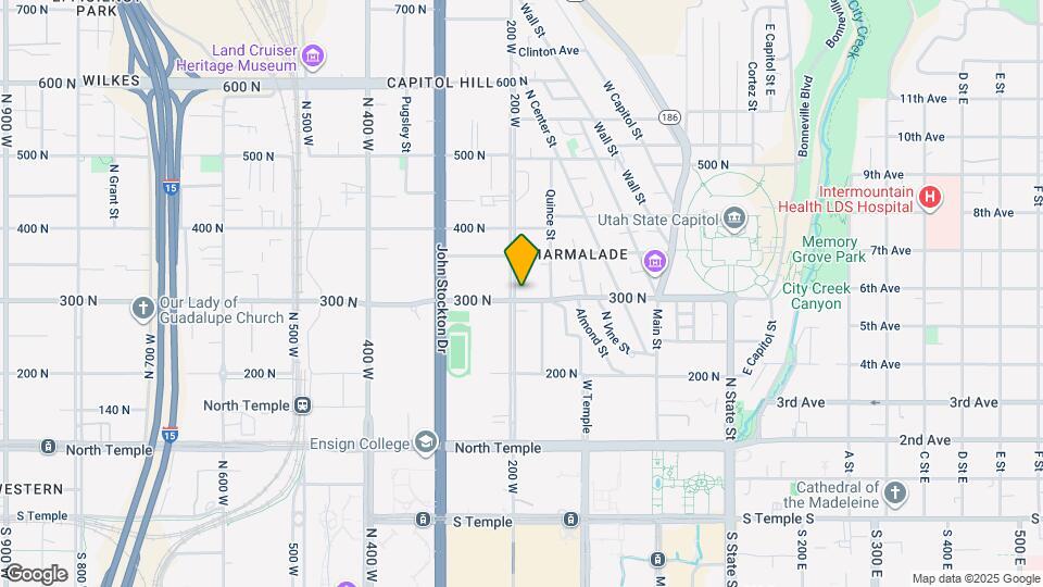 306 N 200 W Map and Location Details
