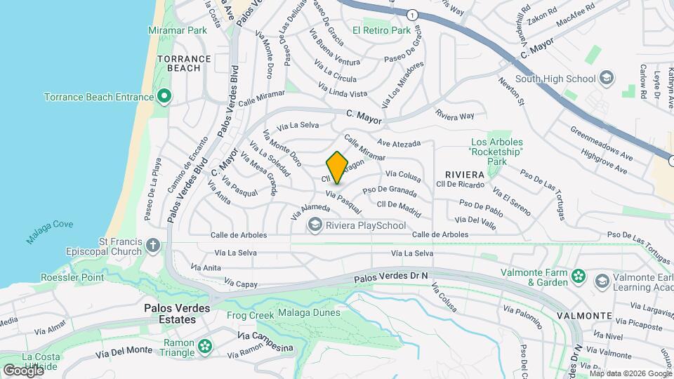 101 Vía Colusa Map and Location Details