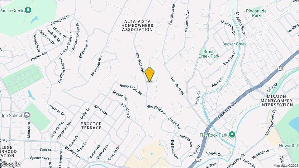 3624 Alta Vista Ave Map and Location Details