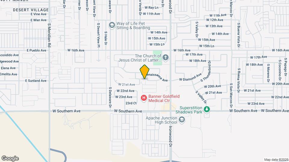 2020 S Corona Dr Map and Location Details