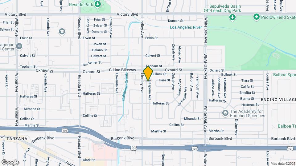 5929 Hesperia Ave Map and Location Details