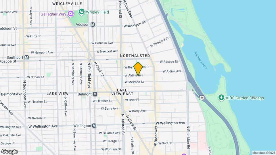 663 W Aldine Ave, Unit S3 Mapa y Detalles de la Ubicación