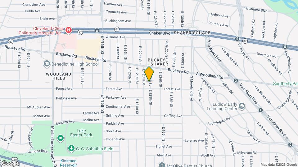 2948 E 125th St, Unit 1 Mapa y Detalles de la Ubicación