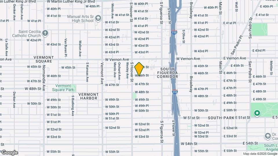 712 W 46th St Map and Location Details