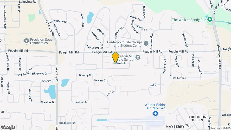 1232 Sardis Ln Mapa y Detalles de la Ubicación