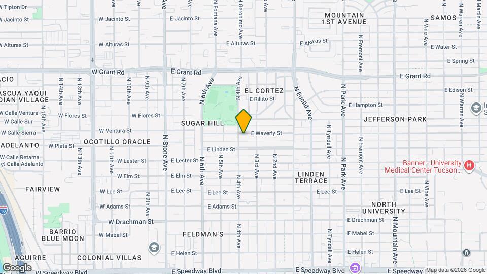 410 E Waverly St Map and Location Details