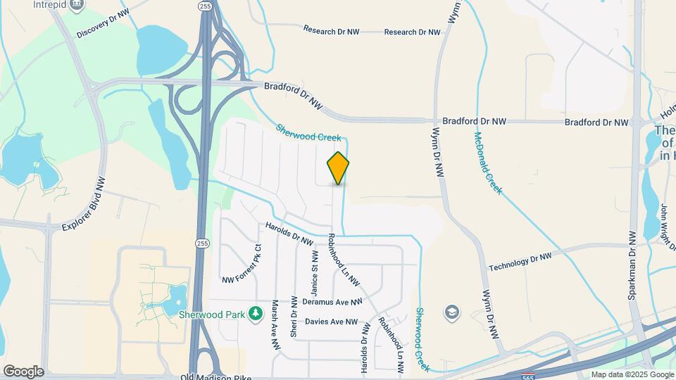 6612 Robinhood Ln NW Map and Location Details