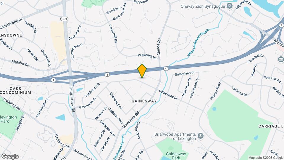 1123 Gainesway Dr Map and Location Details