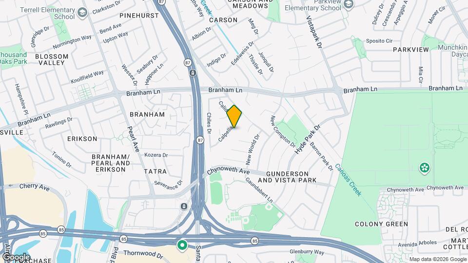 600 Calpella Dr Mapa y Detalles de la Ubicación