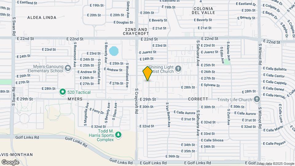 1710 S Jefferson Ave Map and Location Details