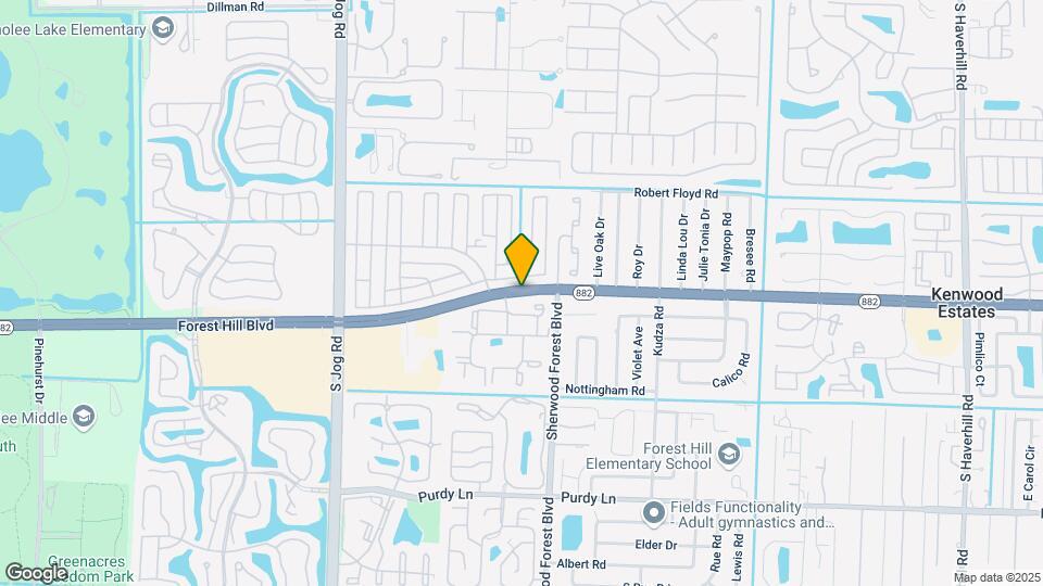 6054 Forest Hill Blvd Map and Location Details