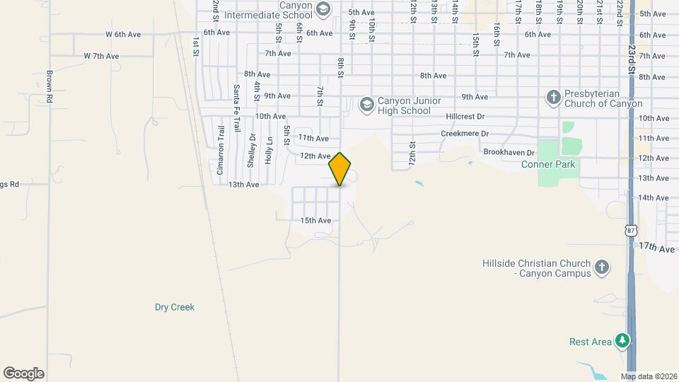 1406 8th St Map and Location Details