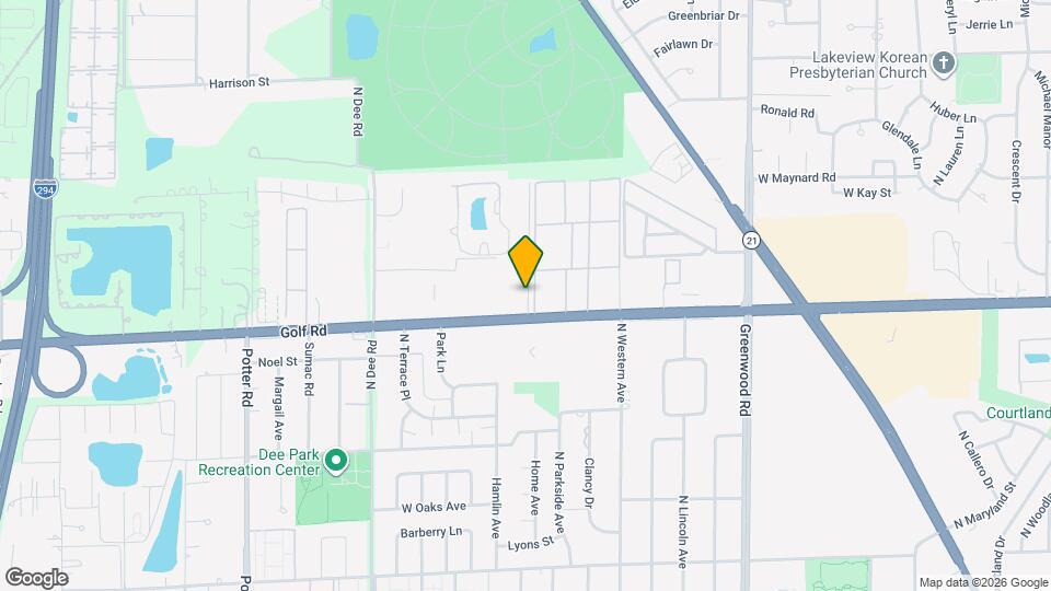 9608 Golf Ter Map and Location Details