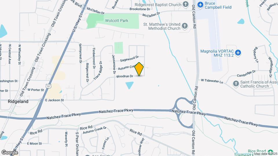 308 Woodrun Dr Map and Location Details