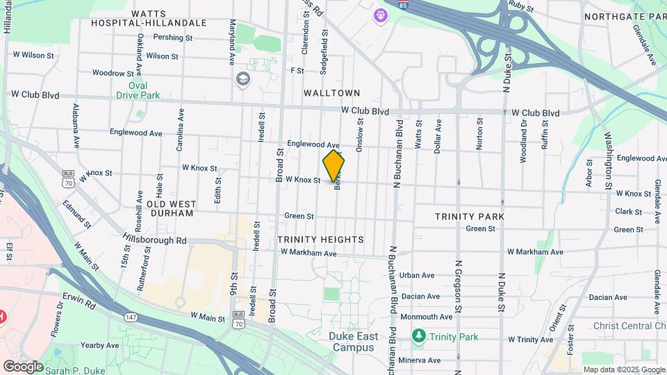 1023 Berkeley St Mapa y Detalles de la Ubicación
