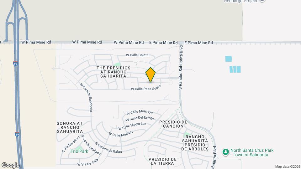 219 W Calle Patio Lindo Map and Location Details