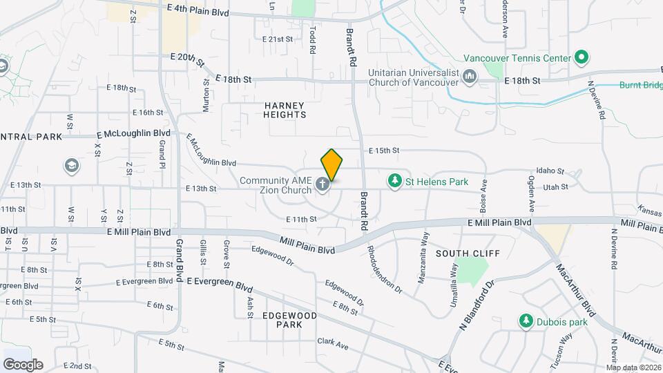 3708 E 13th St Map and Location Details