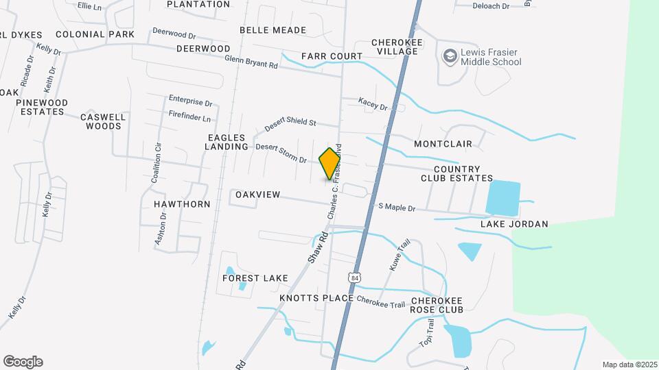 1109 Chapparal Cir Map and Location Details