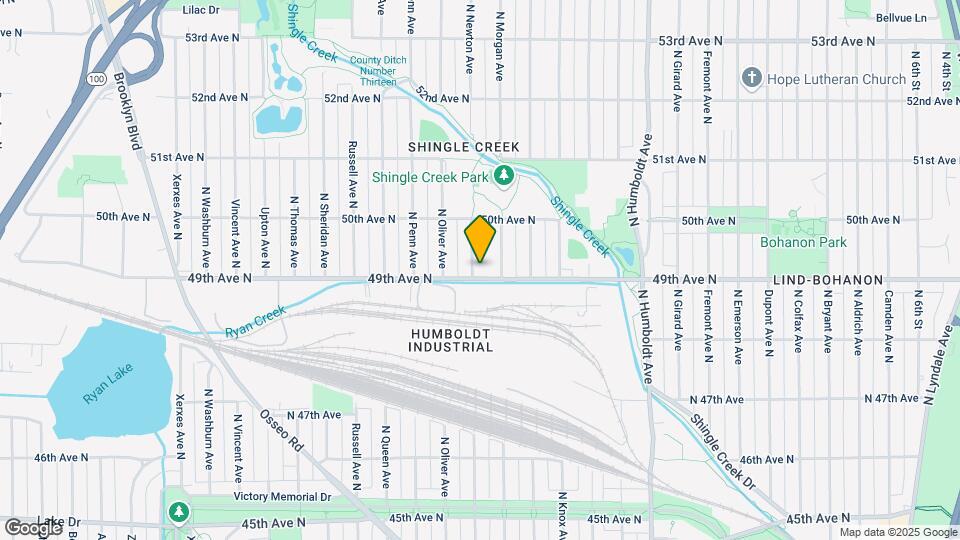 4906 N Newton Ave Map and Location Details