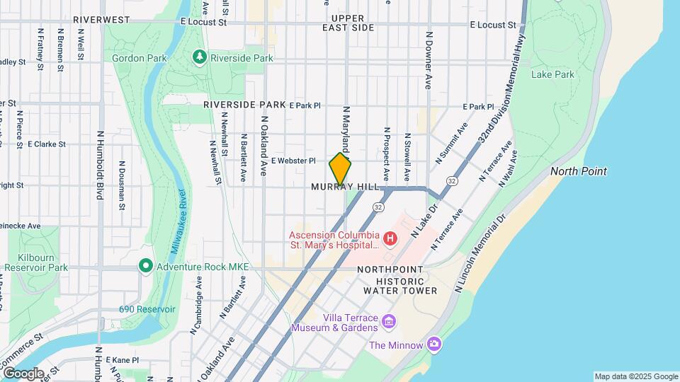2495 N Maryland Ave, Unit Attic Map and Location Details