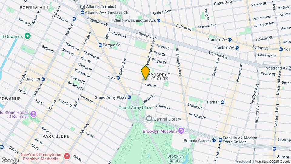 665 Vanderbilt Ave Map and Location Details