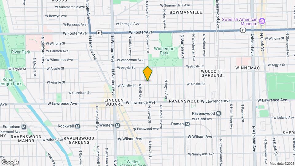 2200 W Ainslie St, Unit A05W Map and Location Details