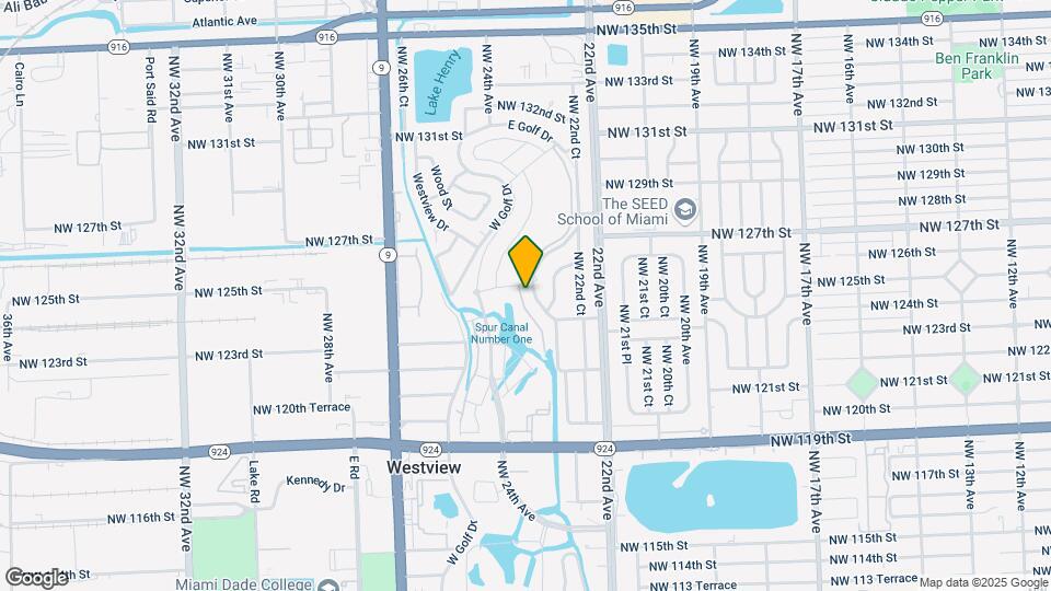 12445 NW 23rd Ct Map and Location Details