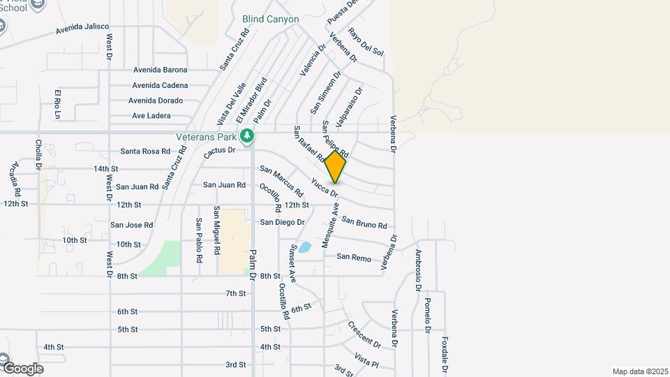 66780 Yucca Dr Map and Location Details