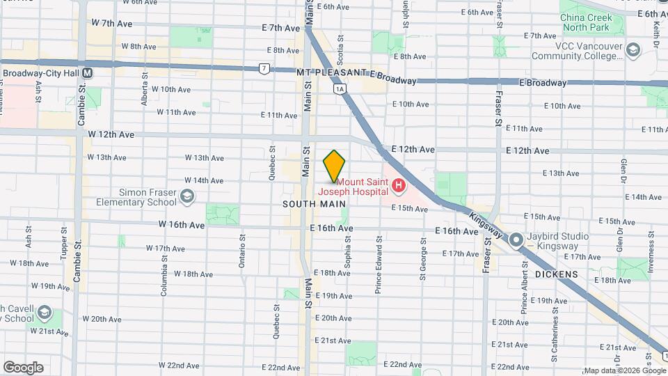 244 14th Av E Map and Location Details