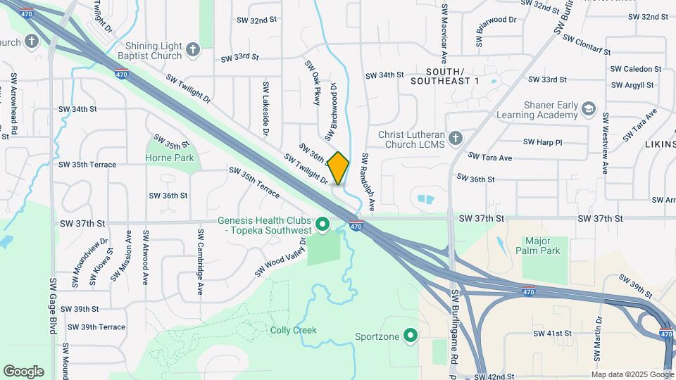 3626 SW Oak Pkwy Map and Location Details