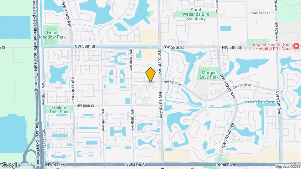 10809 NW 51st Trail Map and Location Details