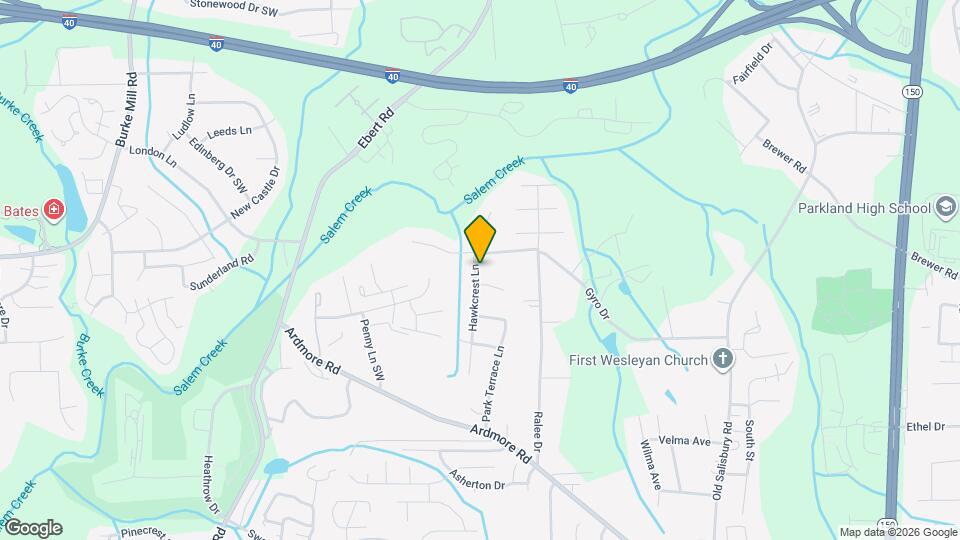 1518 Hawkcrest Ln Mapa y Detalles de la Ubicación