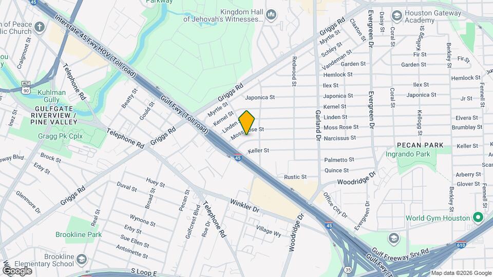 6603 Narcissus St Map and Location Details