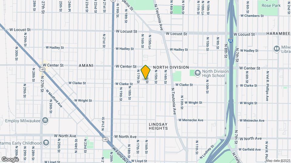 2605A N 16th St Map and Location Details